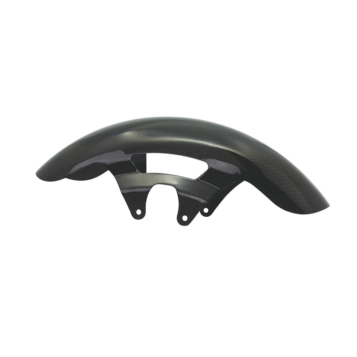 Arlen Ness, 19" Cafe front fender. Carbon fiber
