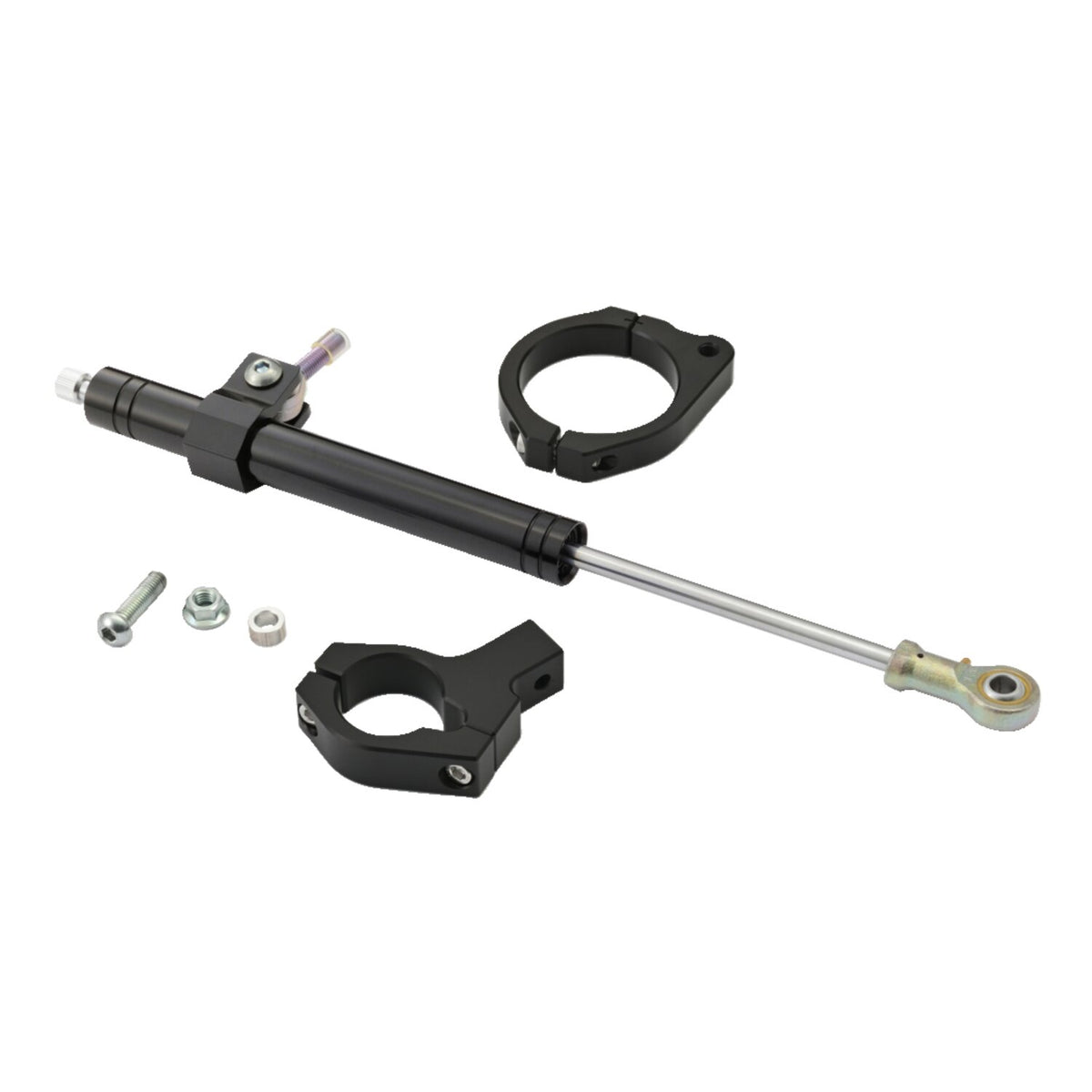 Daytona, steering damper kit. Black