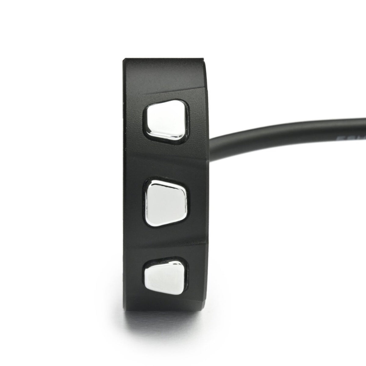 Daytona, 3-Button switch for handlebars. Black/Chrome