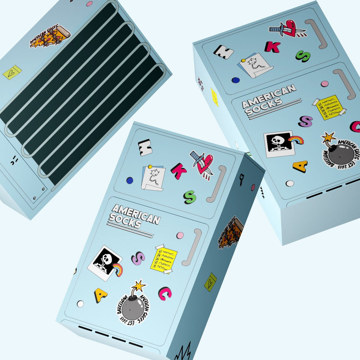 American Socks Frosty Fridge gift box