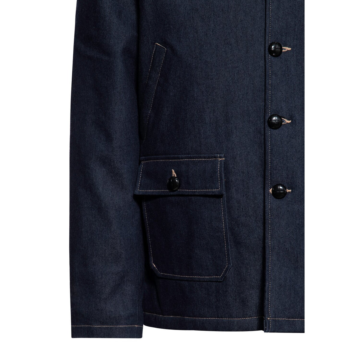 King Kerosin Jeans jacket dark blue wash
