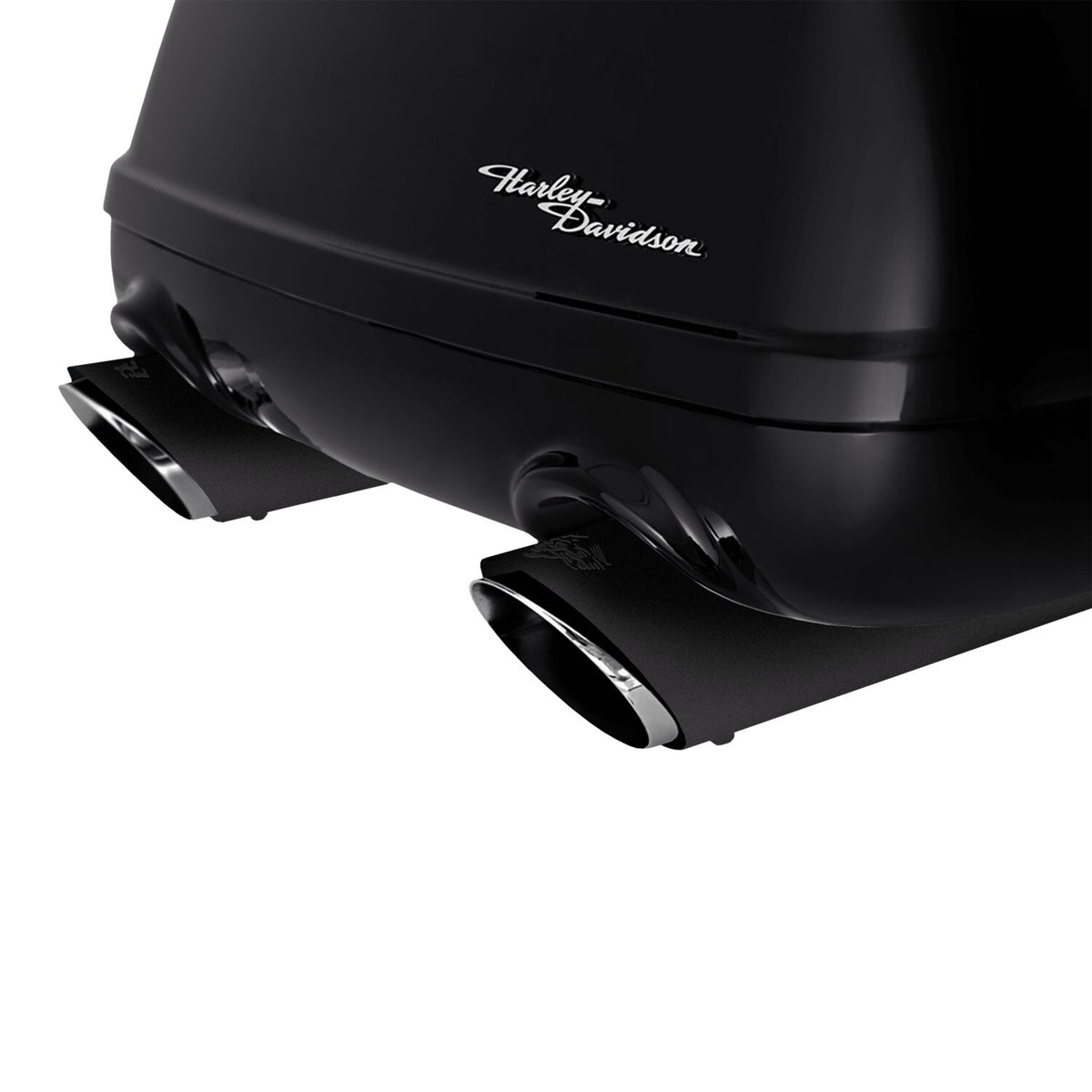 Vance & Hines, 4" Twin Slash Round slip-on mufflers. Wrinkle