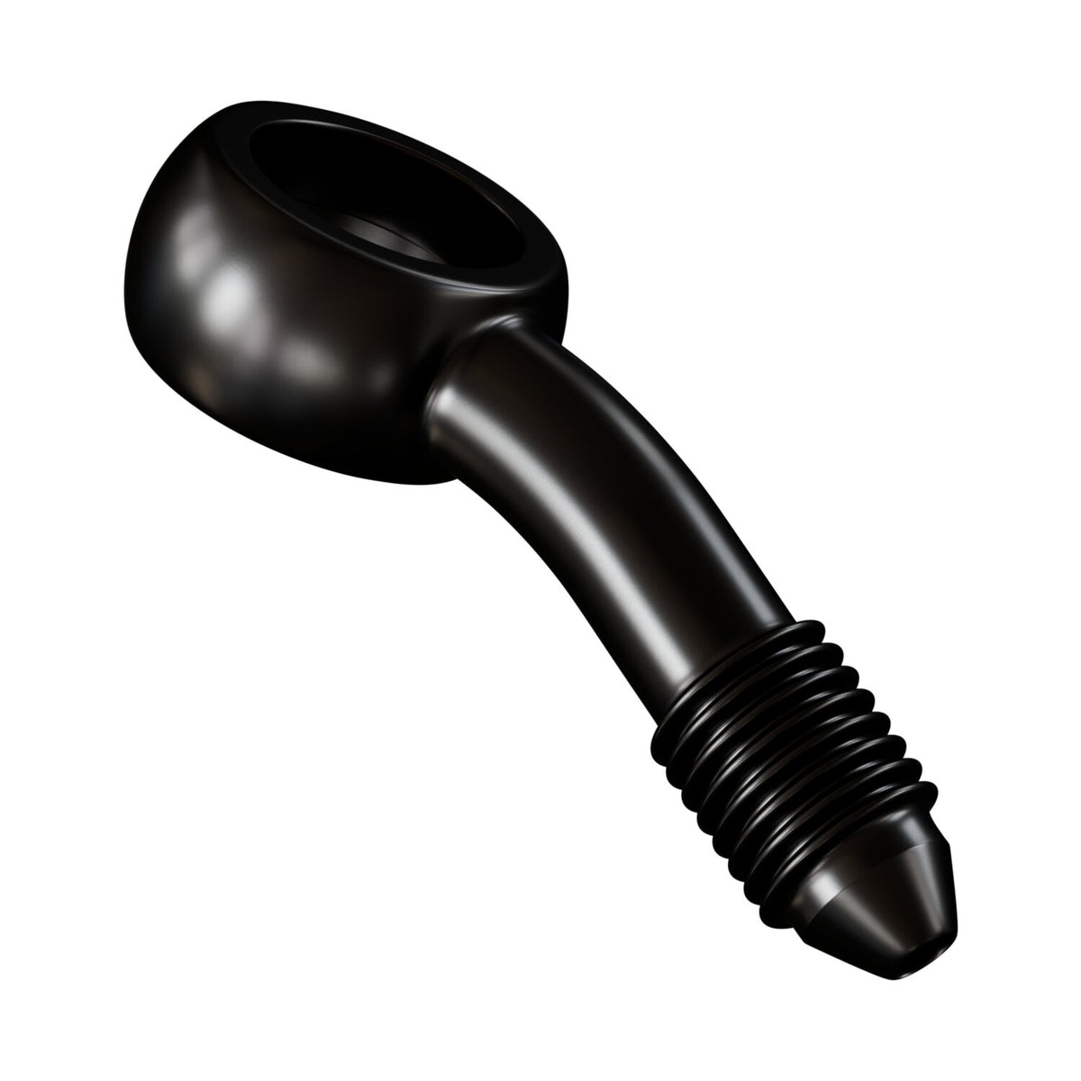 Goodridge, Slimline banjo fitting 3/8", 20 degrees. Black