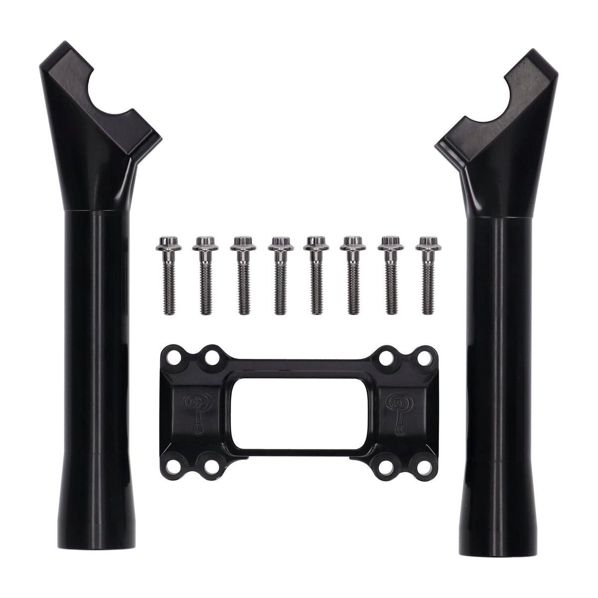 Indian Larry, M8 Softail BK Brawler risers 8". Black