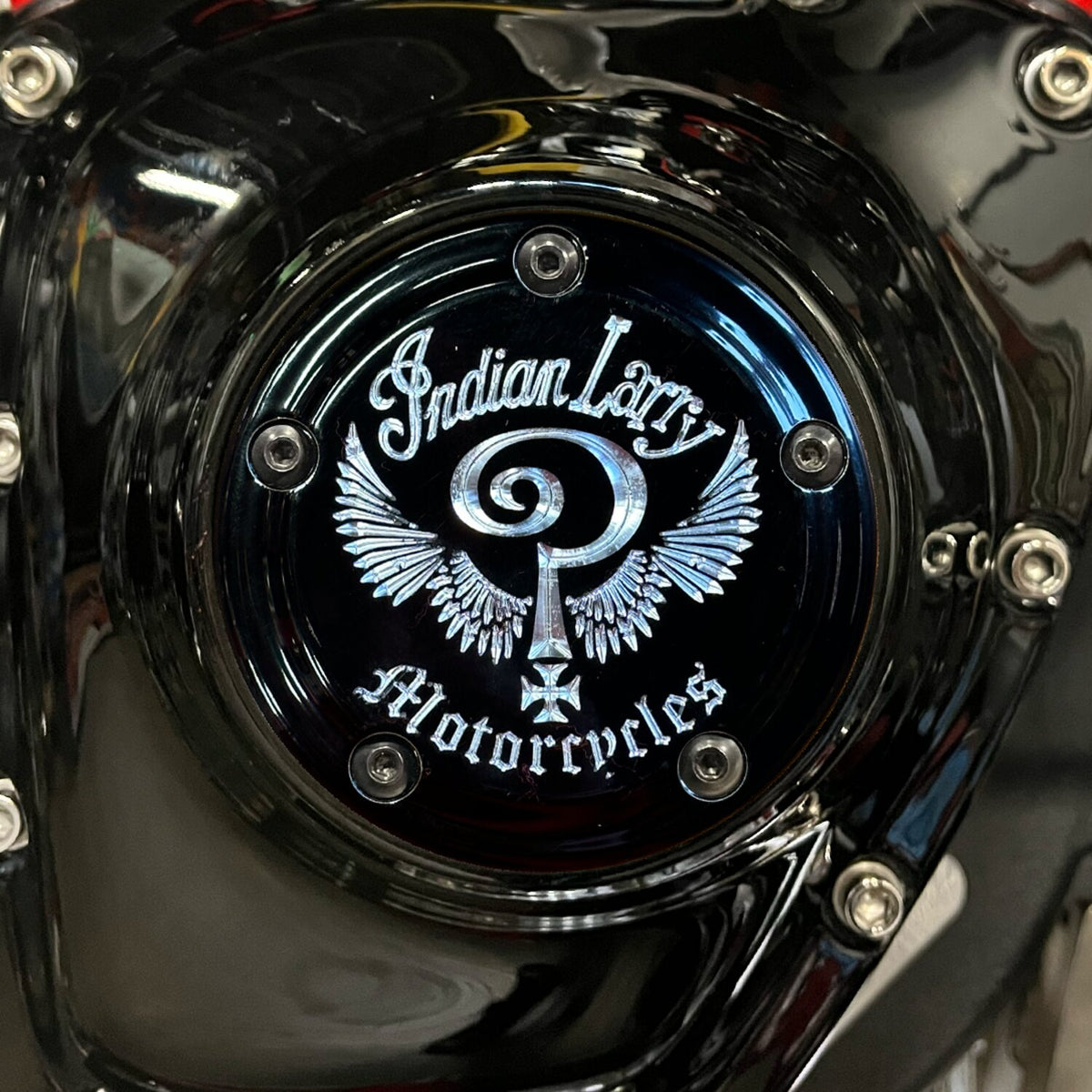 Indian Larry, 'Indian Larry' logo 5-hole point cover. Gloss