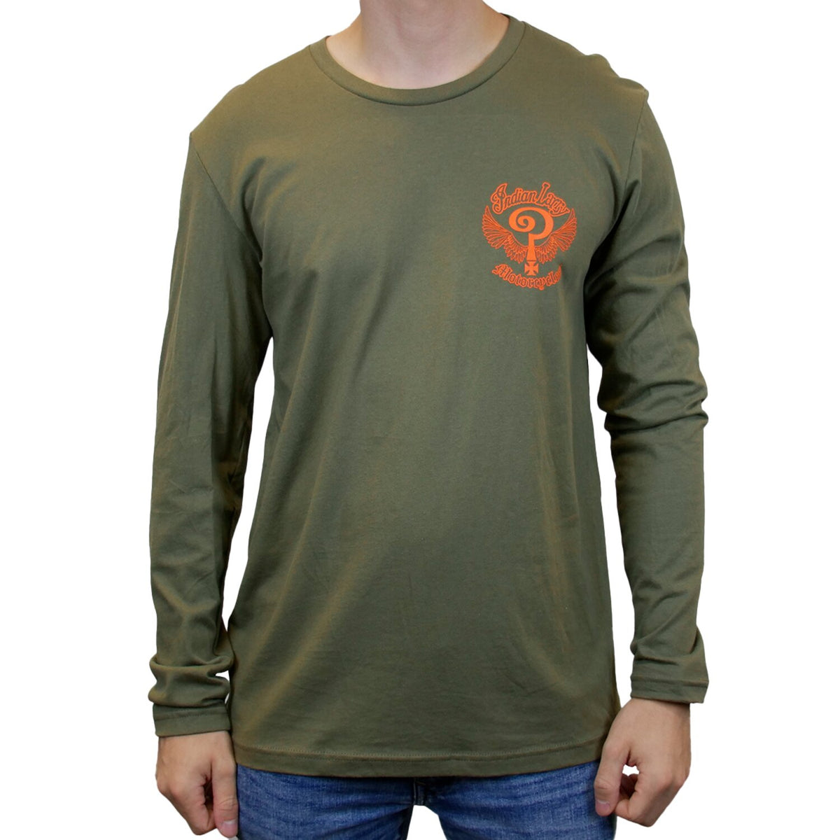 Indian Larry John's long sleeve army green