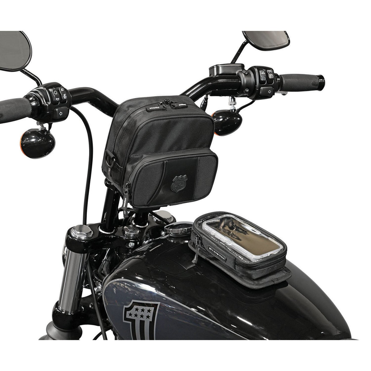Nelson-Rigg, Route 1 Highway handlebar bag. Black
