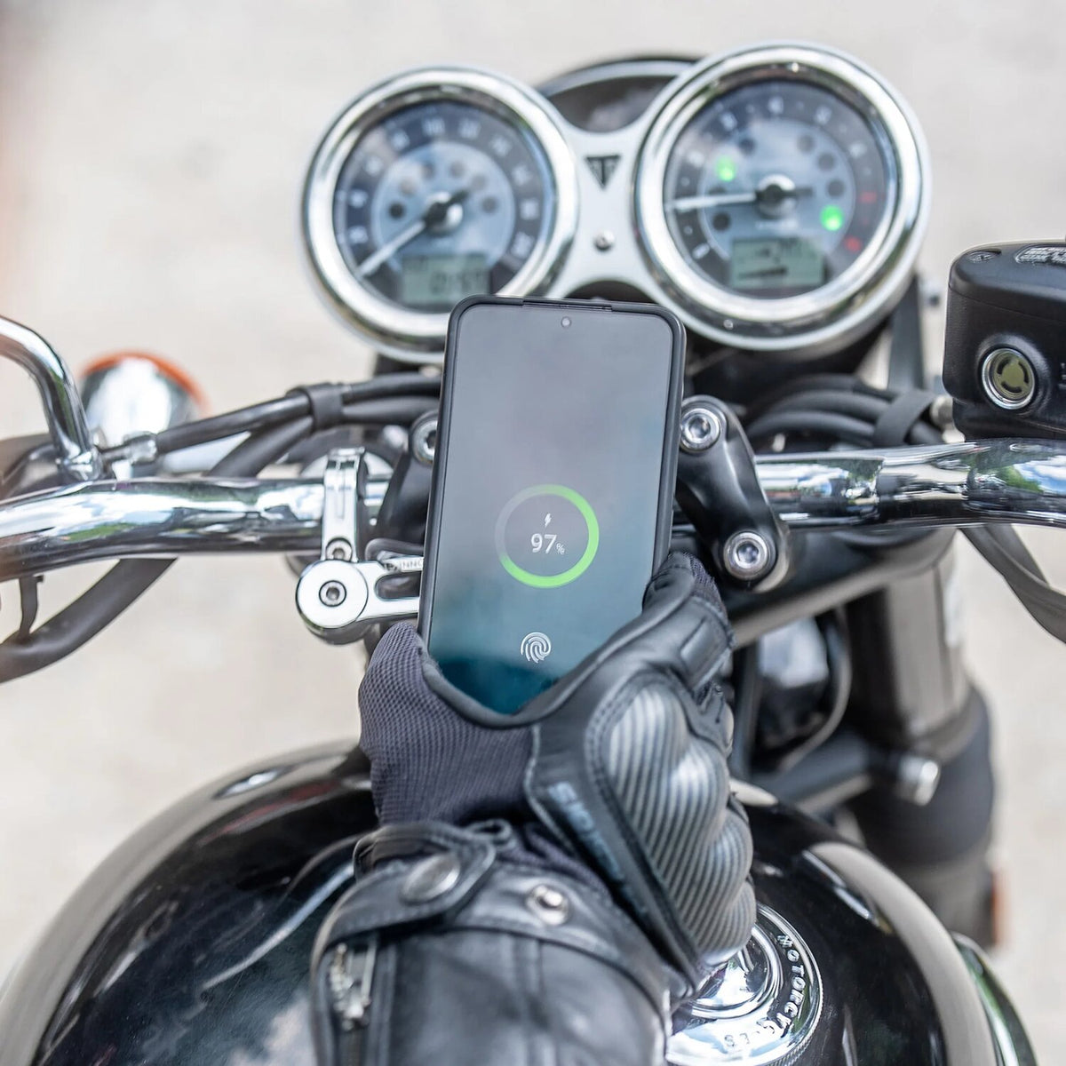 SP Connect, Charging anti vibration module. SPC+. Chrome
