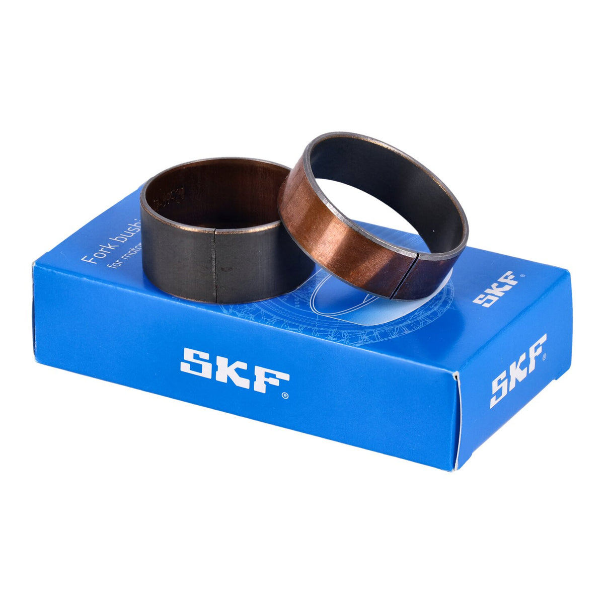 SKF, fork slide bushing kit 49 mm. (one fork tube)