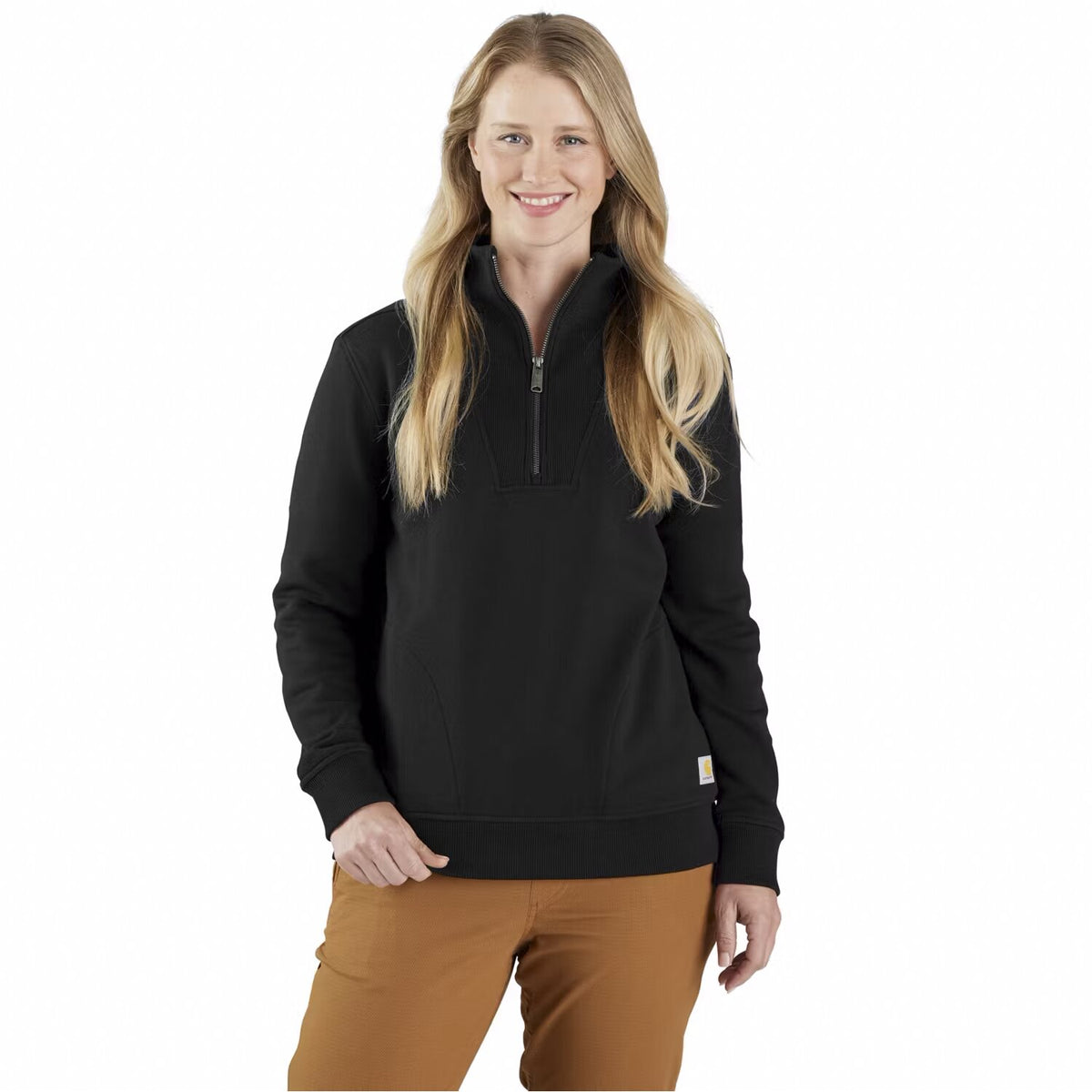 Carhartt Fiber Series Half-Zip female sweat-shirt black