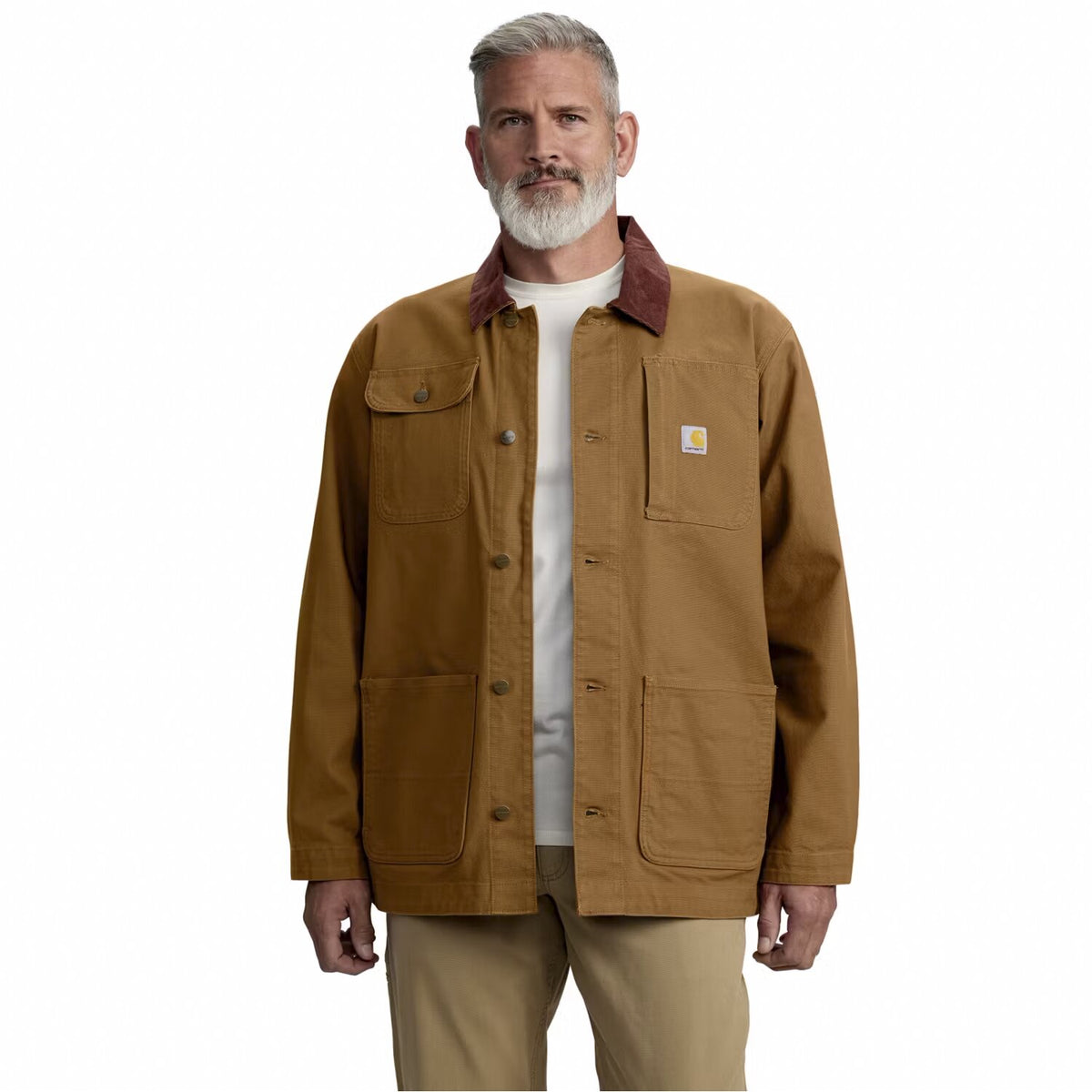 Carhartt Duck Loose Fit Chore Coat carhartt® brown