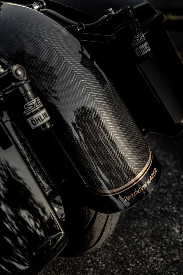 Slyfox Carbon Fiber Rear Fender — 1027-RF3C-G