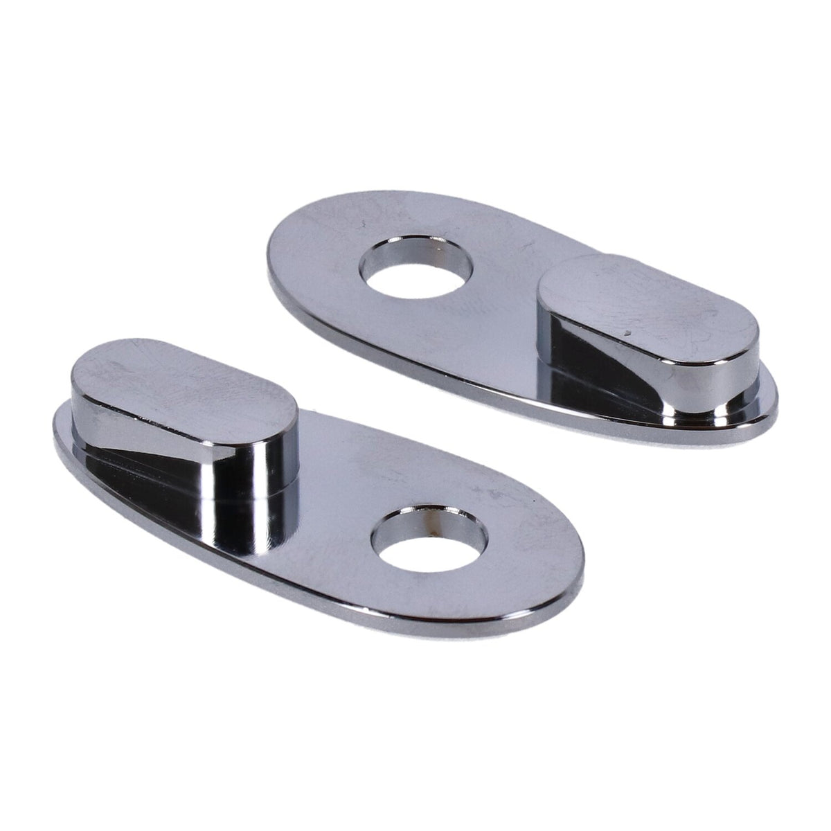 MCS, fender strut turn signal hole covers. Chrome