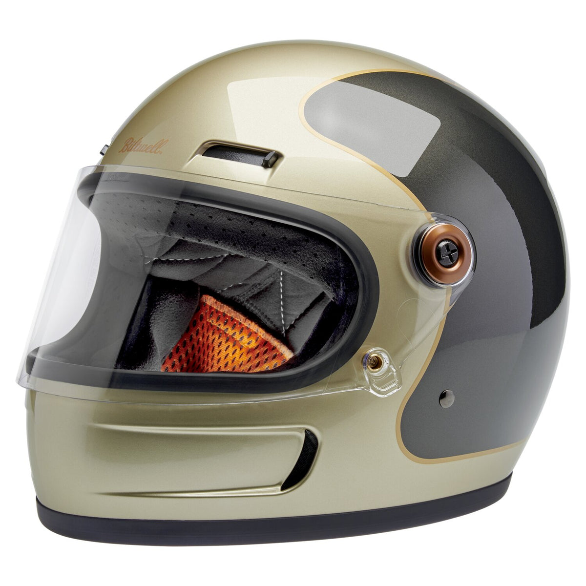 Biltwell Gringo SV helmet tracker champagne