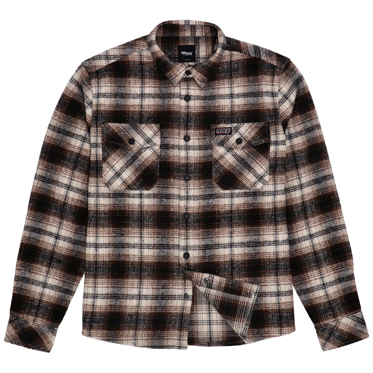 Roeg Blaze Flannel shirt brown