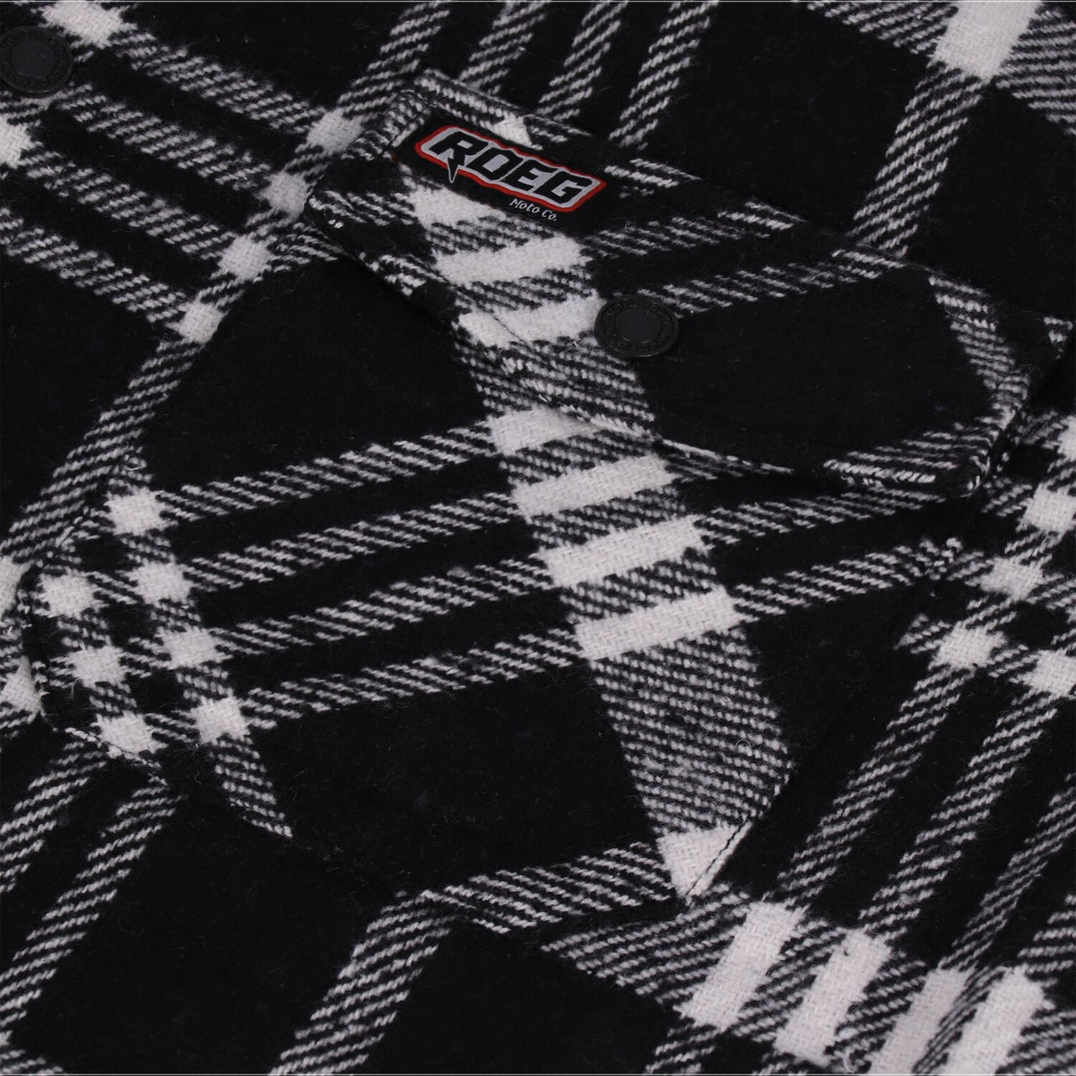Roeg Blaze Flannel shirt black