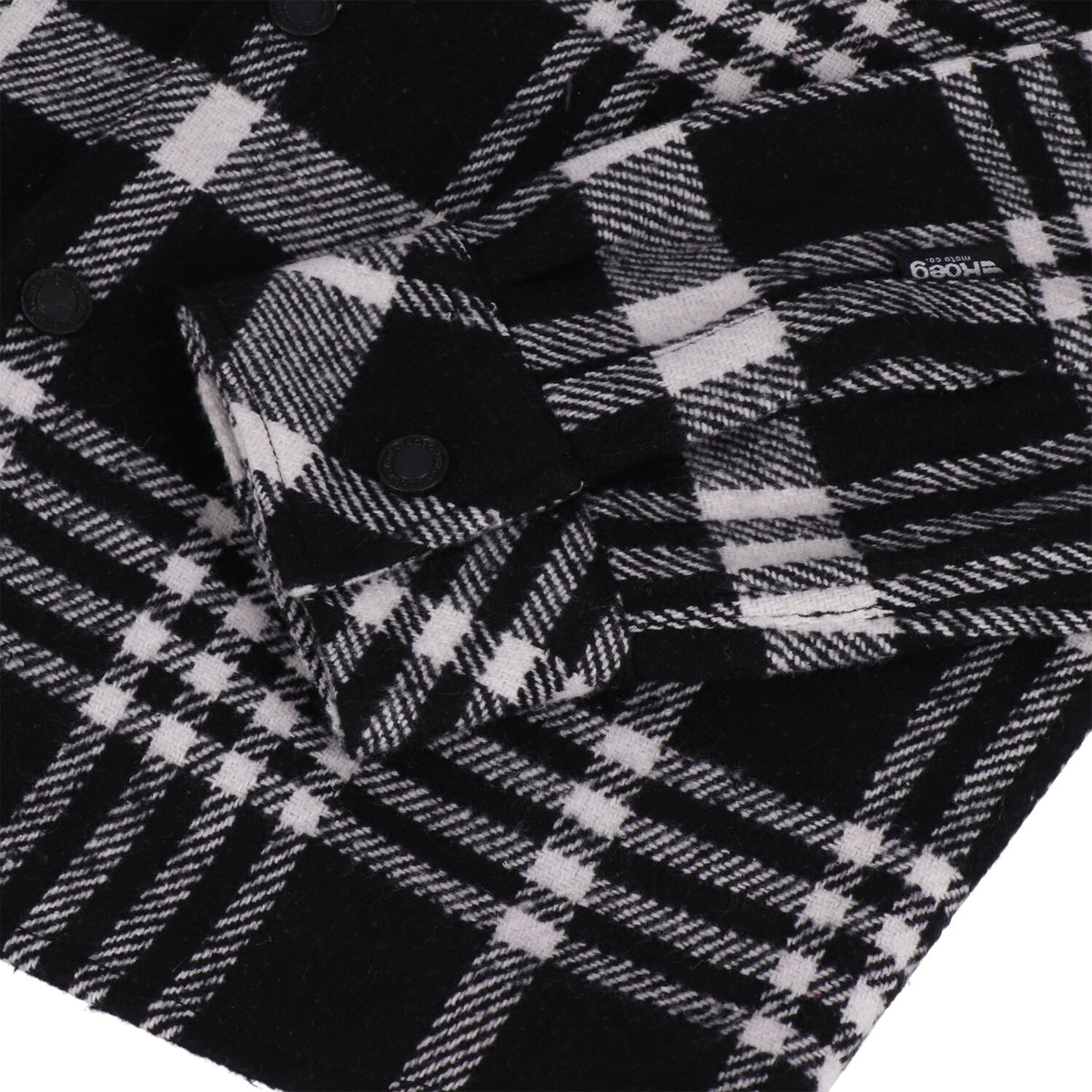 Roeg Blaze Flannel shirt black