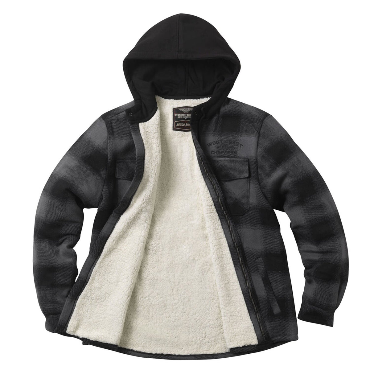 WCC Hell Bent Flannel jacket charcoal/black
