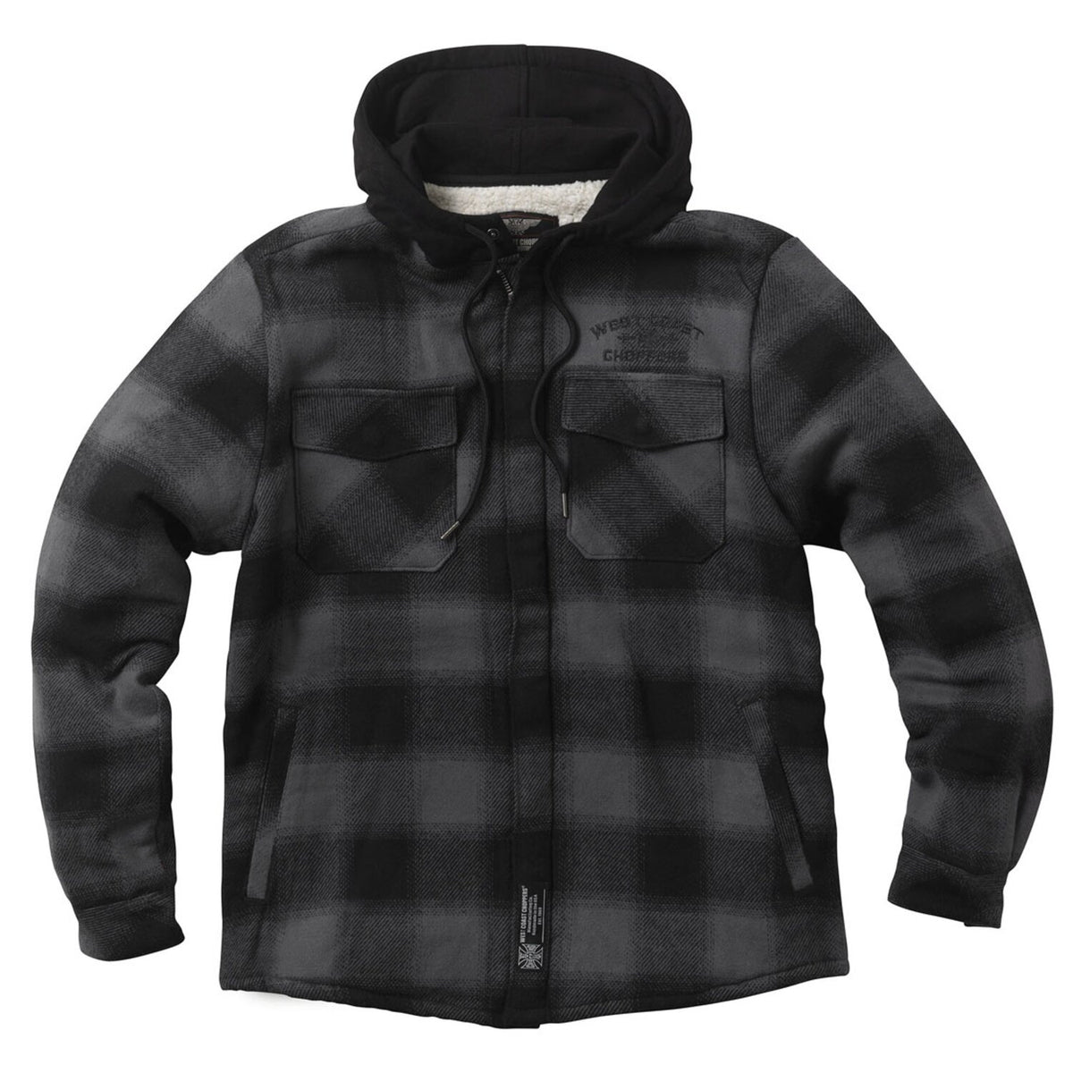 WCC Hell Bent Flannel jacket charcoal/black