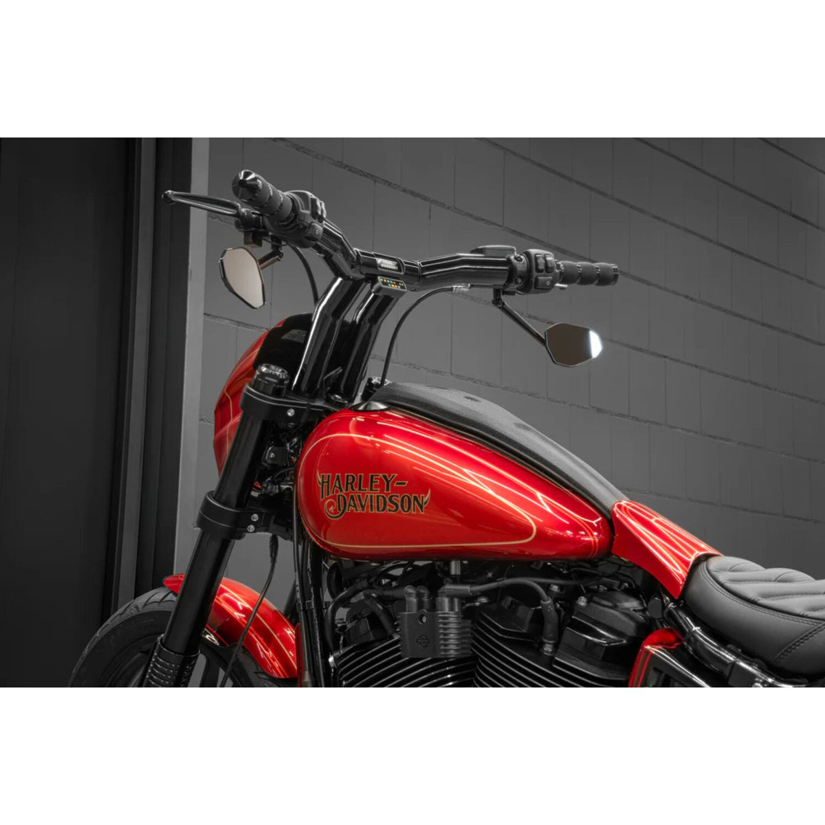 Killer Custom, 'Back Saver' Raked T-Bar Mega handlebar 10"
