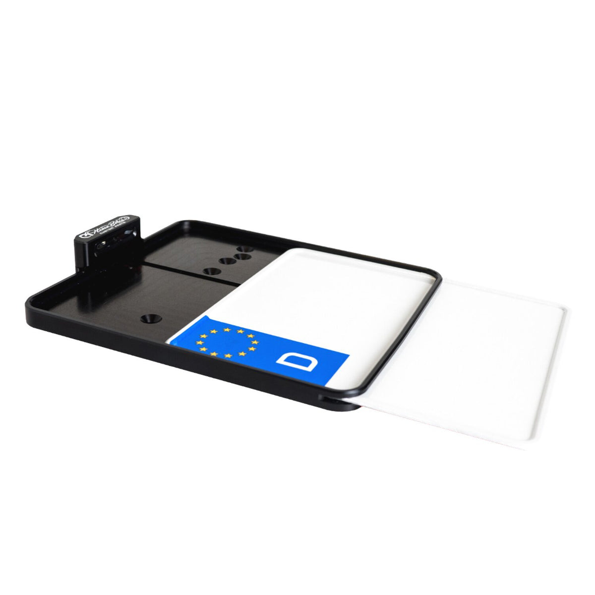 HeinzBikes, side mount license plate bracket. Black