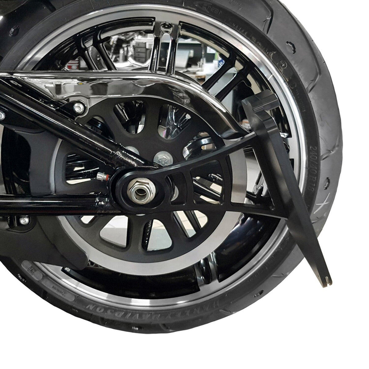 HeinzBikes, side mount license plate bracket. Black