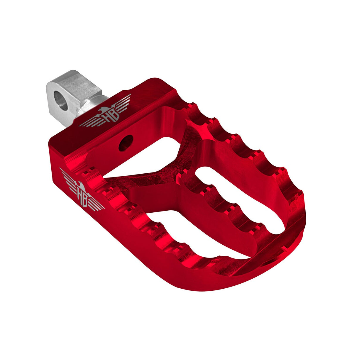 HeinzBikes, MX foot pegs V2. Red