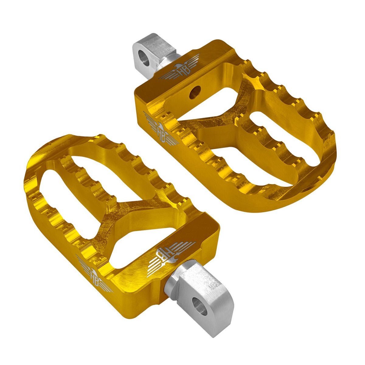 HeinzBikes, MX foot pegs V2. Gold