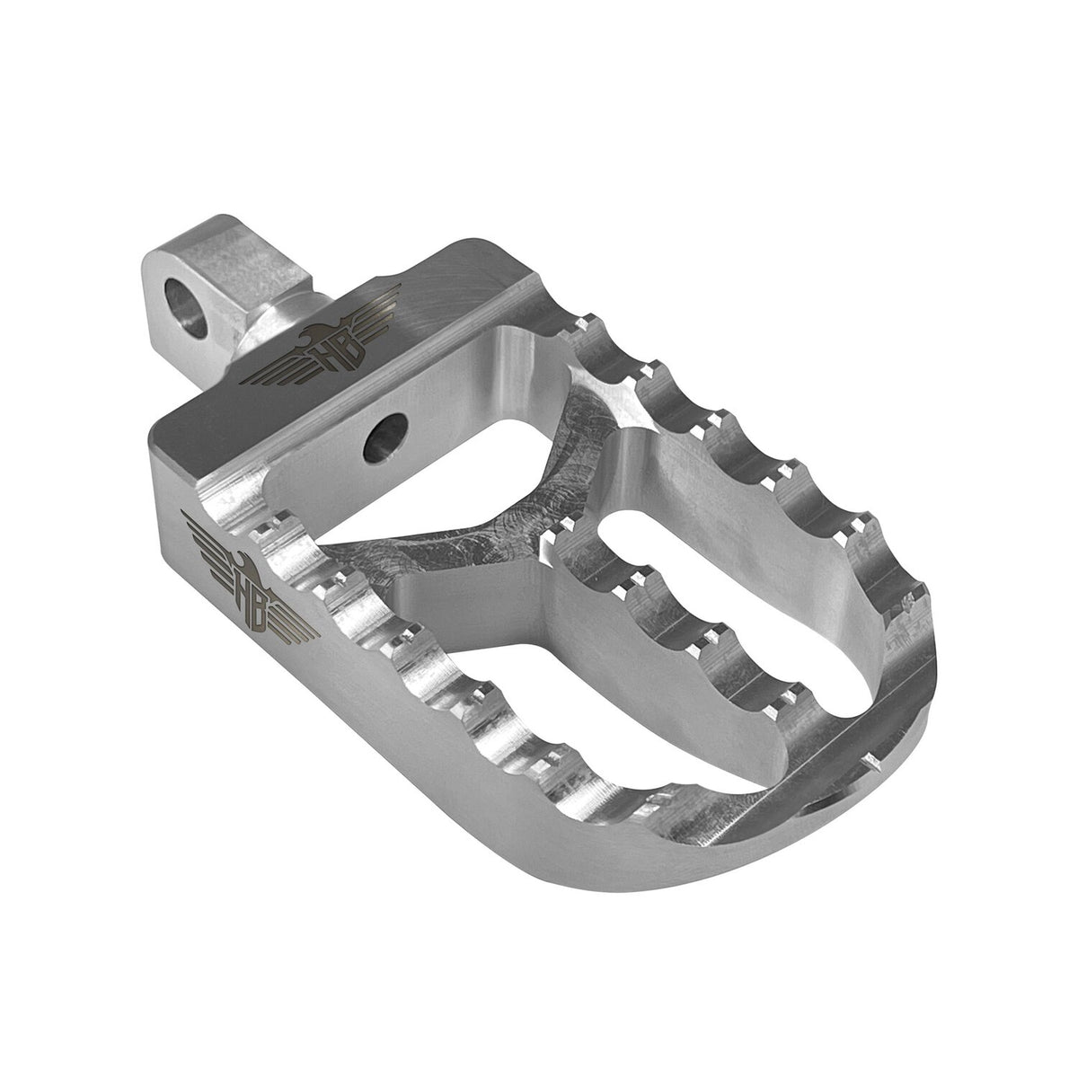HeinzBikes, MX foot pegs V2. Silver