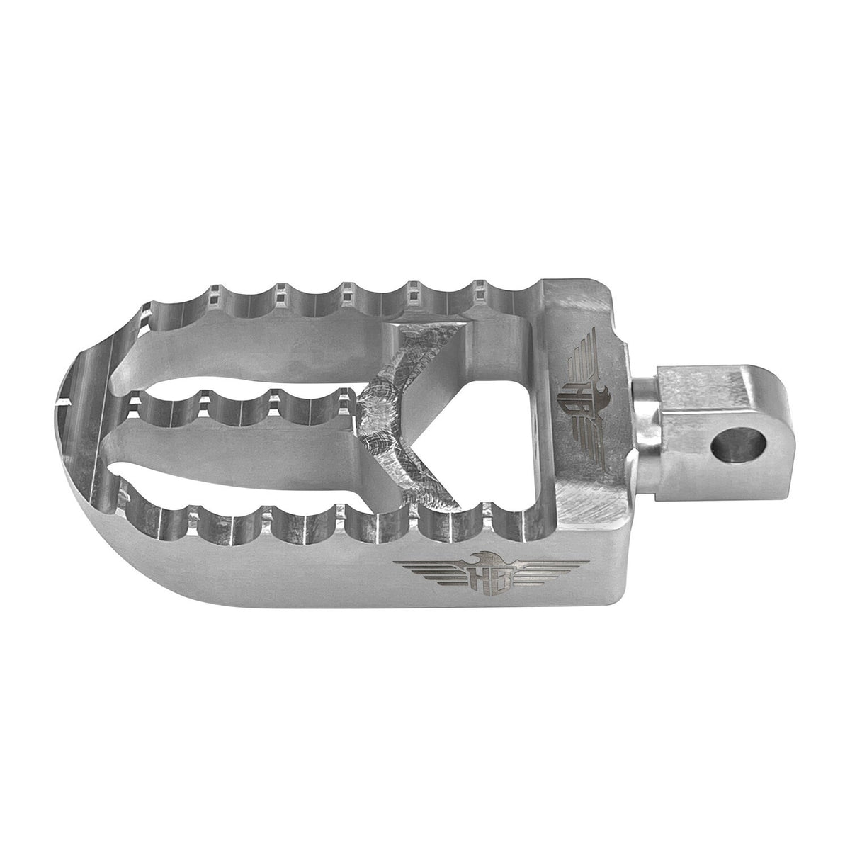 HeinzBikes, MX foot pegs V2. Silver