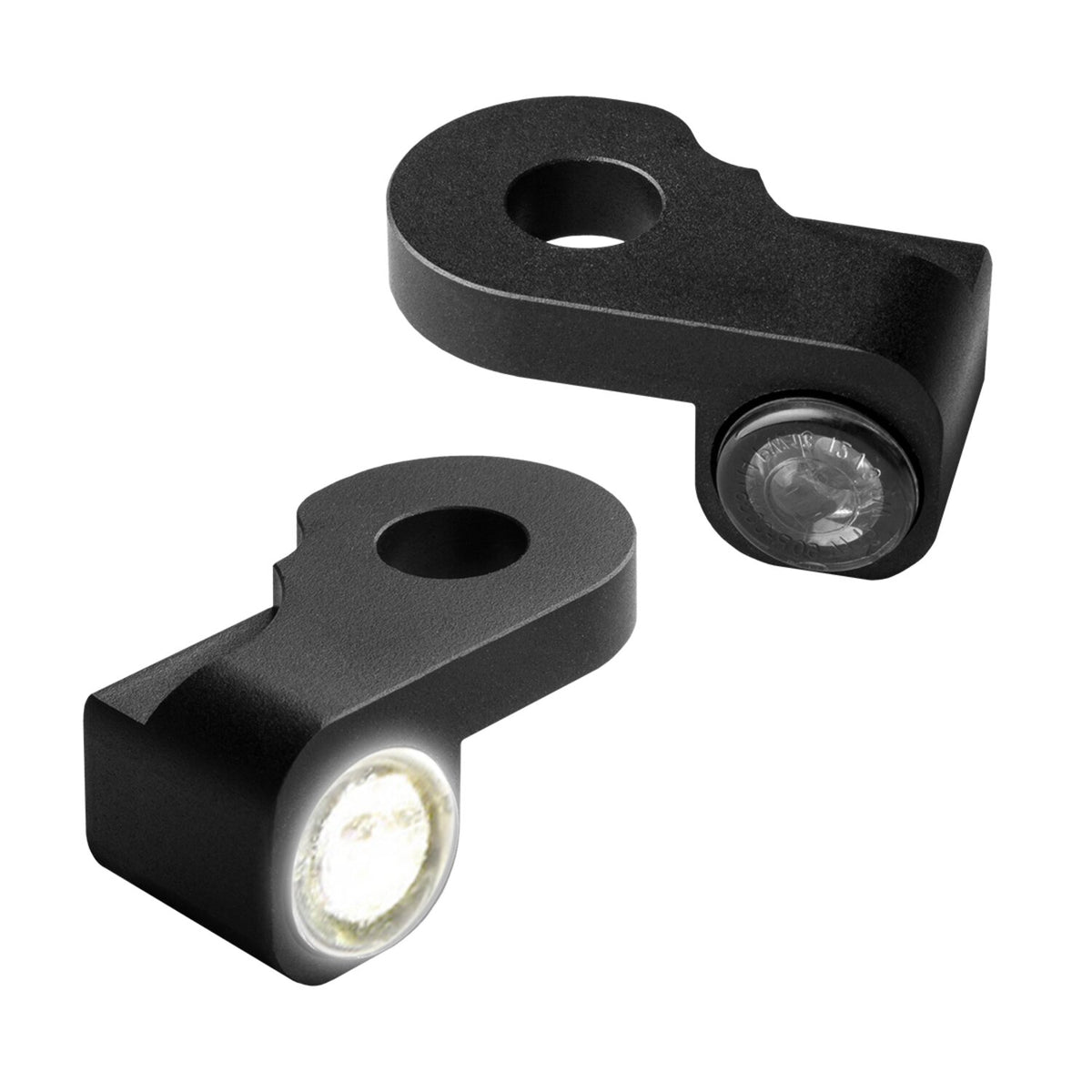HeinzBikes, Nano below bar turn signals. Black with PL