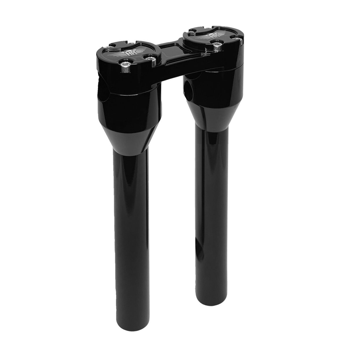 HeinzBikes, Clubstyle straight risers 8". Black/Black