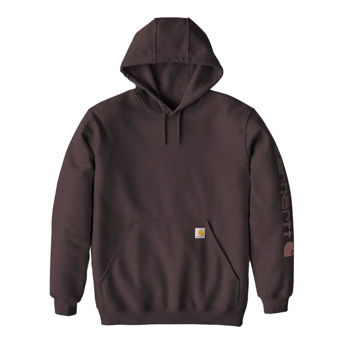 Carhartt Sleeve Logo hoodie dark sepia