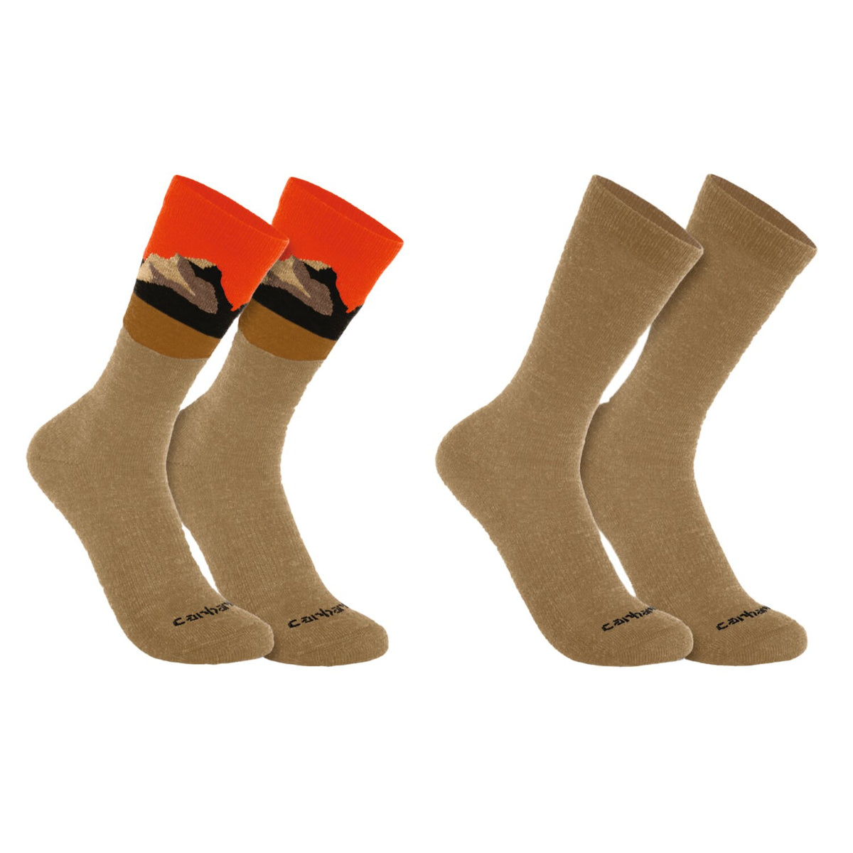 Carhartt Wool Blend Mountain Crew sock 2 Pack assorted3