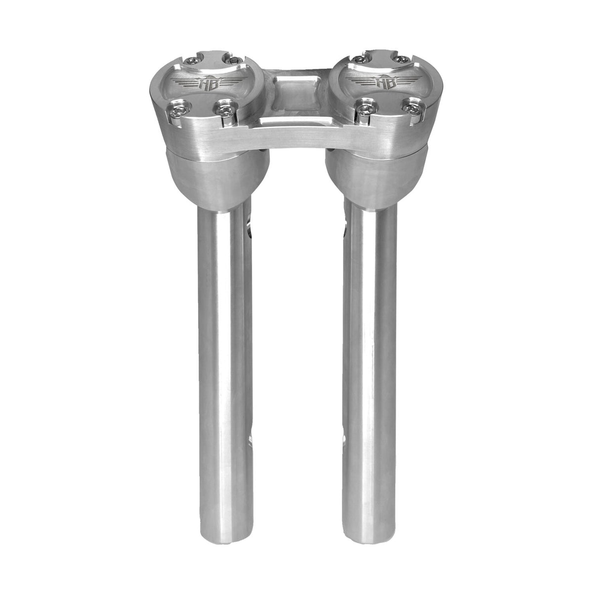 HeinzBikes, Clubstyle pullback risers 8". Silver