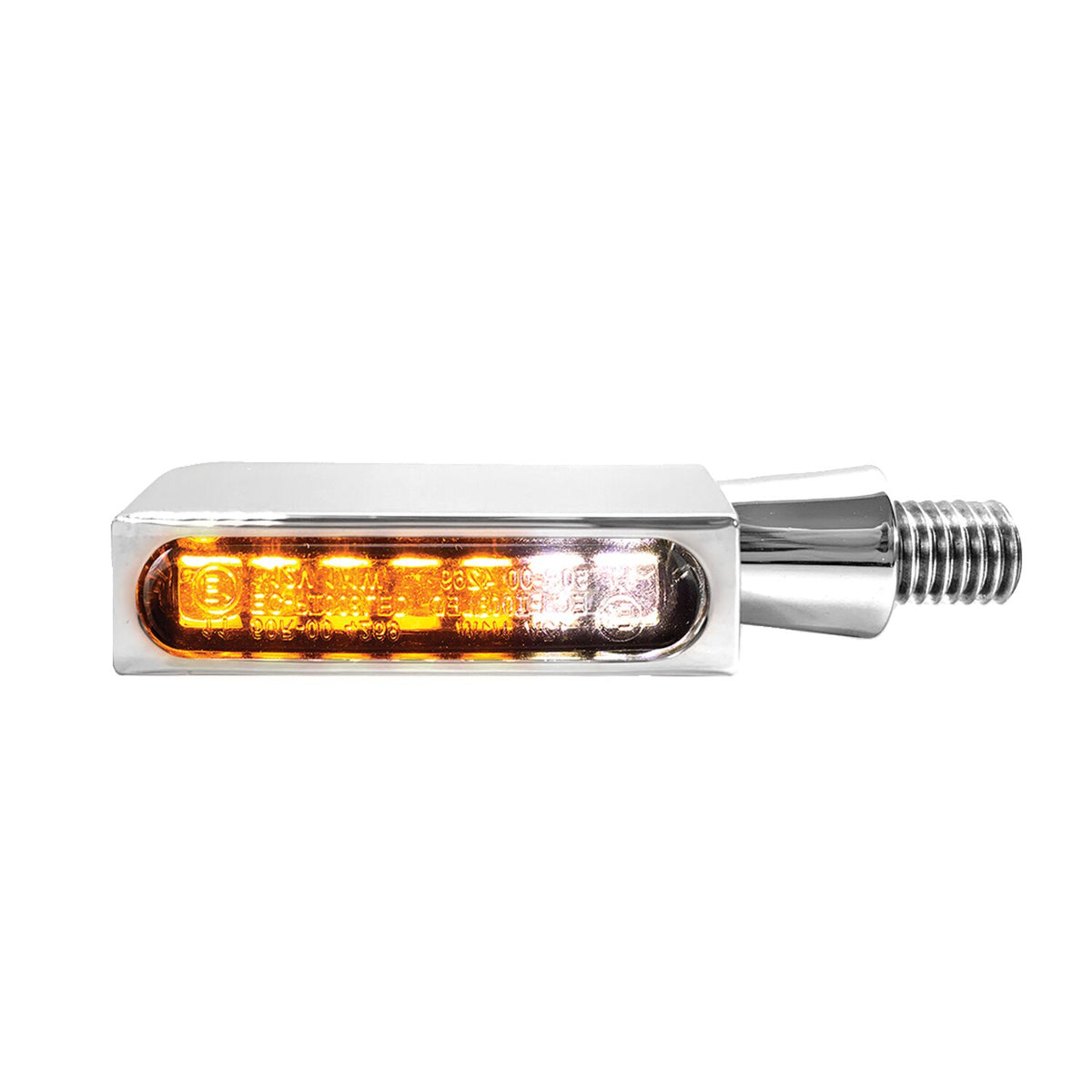 HeinzBikes, Blokk Line turn signal/position light. Chrome