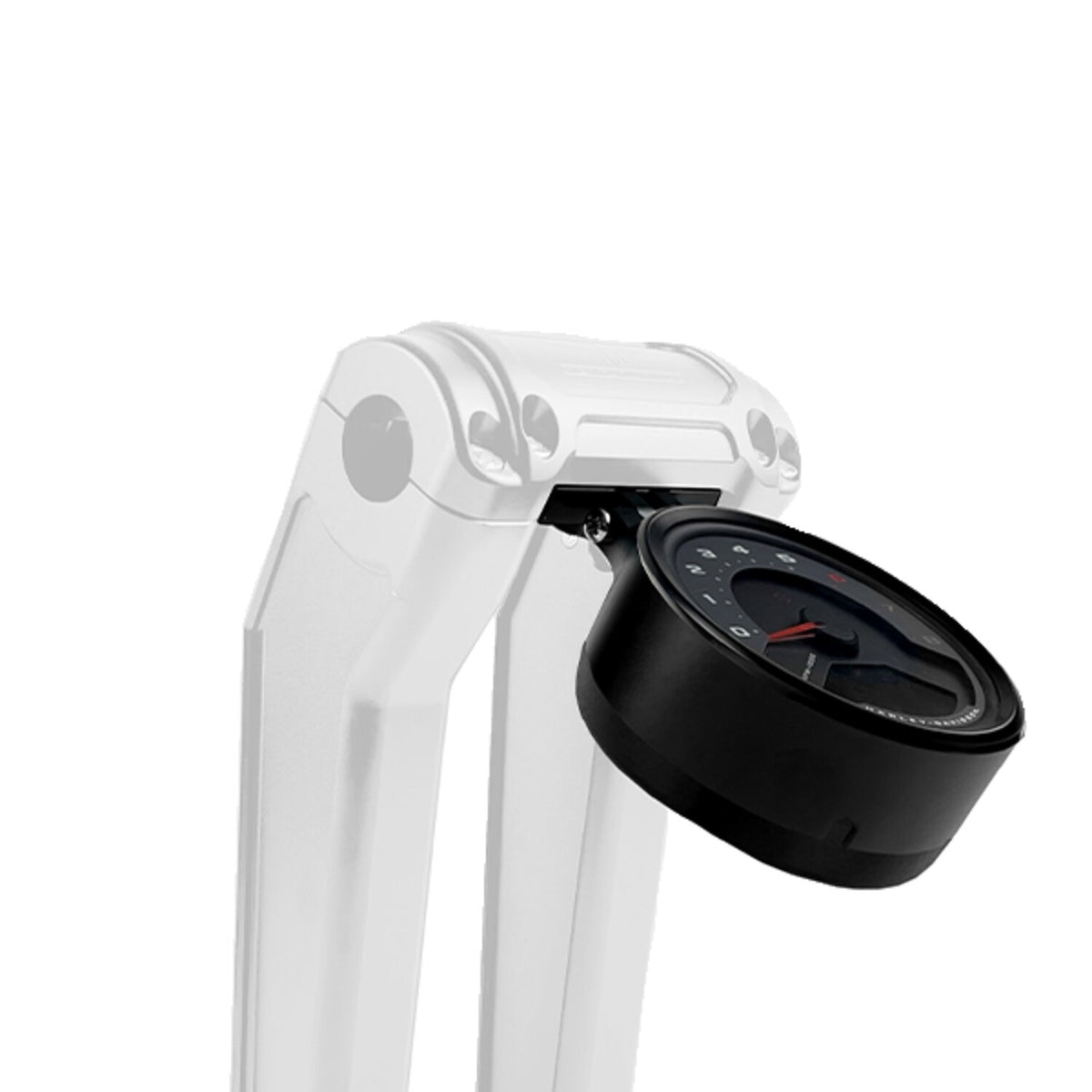 HeinzBikes, round 4" gauge mount. Black
