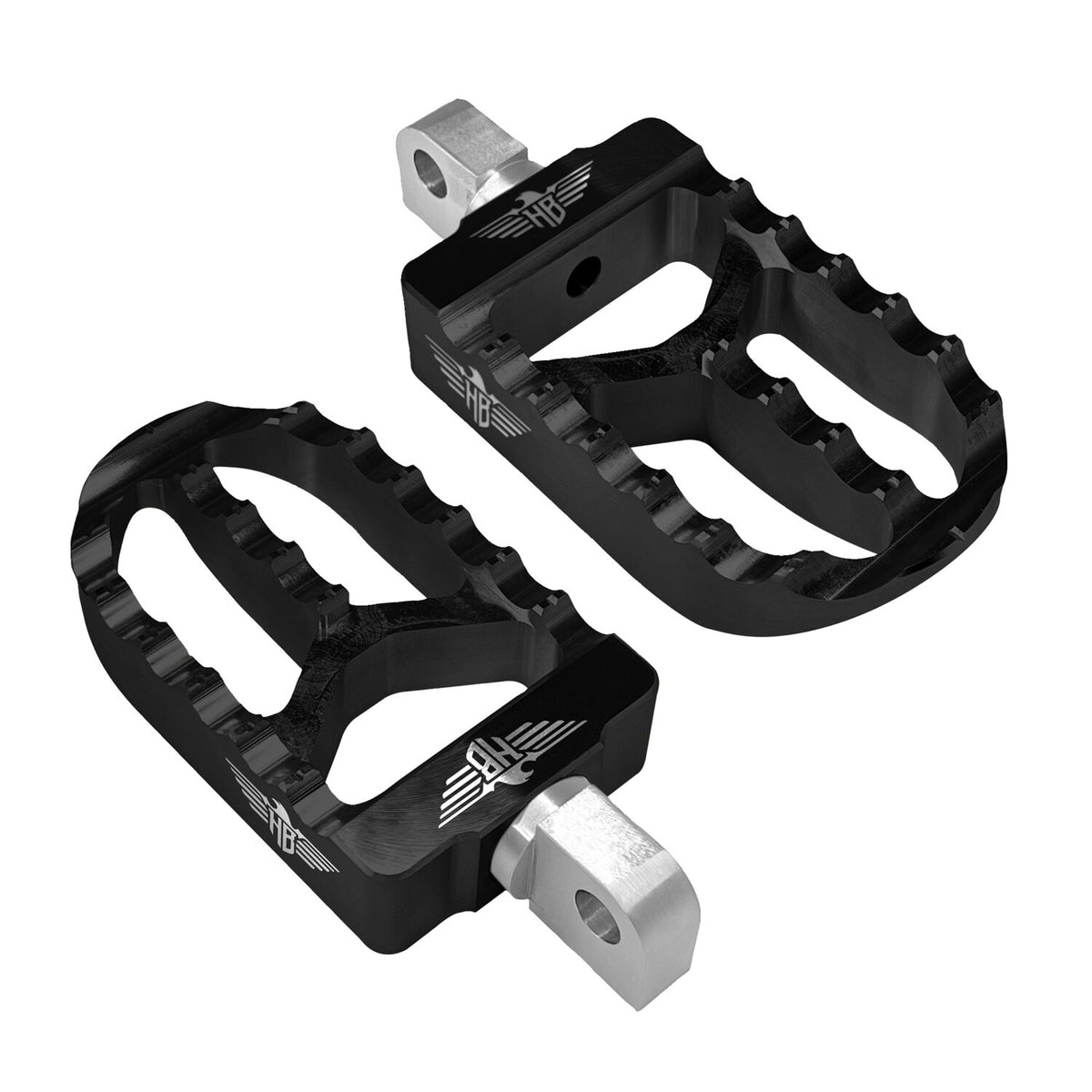 HeinzBikes, MX foot pegs V2. Black