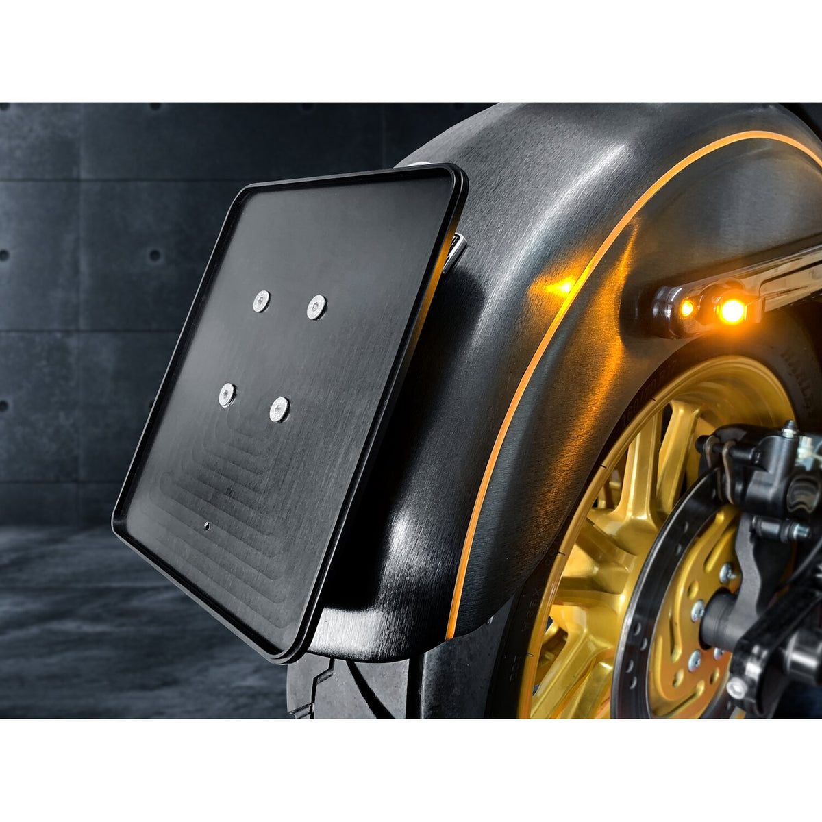 HeinzBikes, license plate holder 'Frame'. 180x200. Black