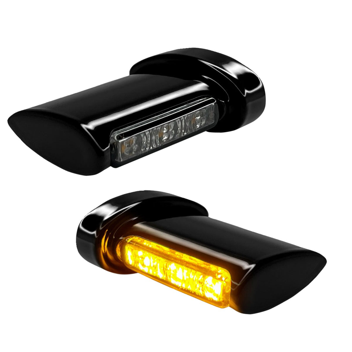 HeinzBikes, Winglets LED turn signal set. Gloss black
