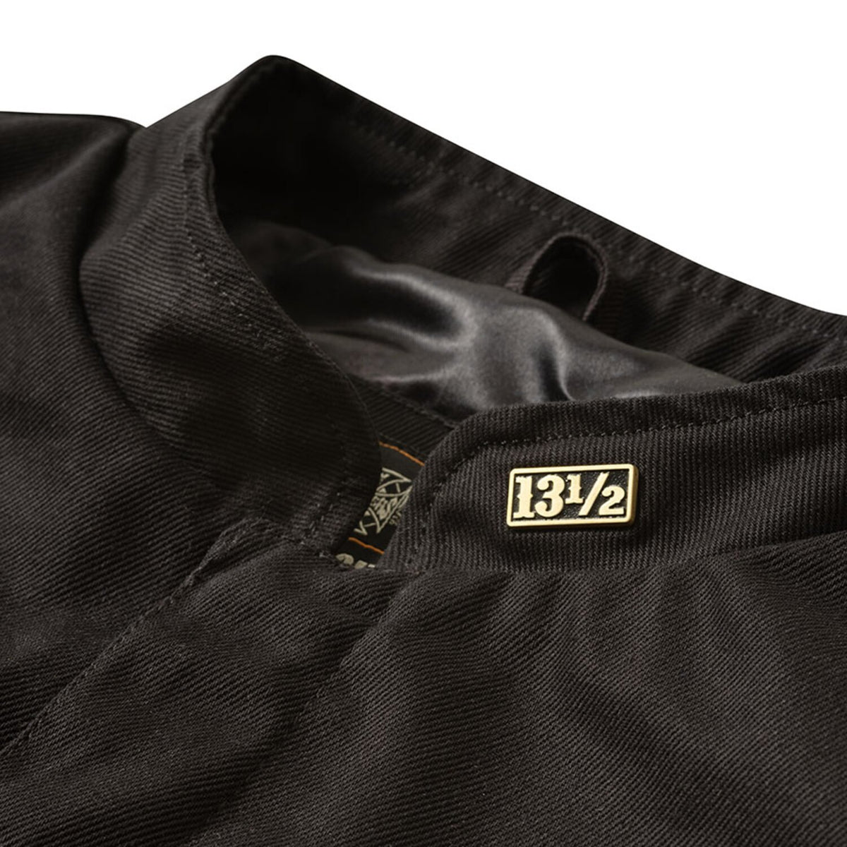 WCC x 13 1/2 Dominator black canvas riding vest
