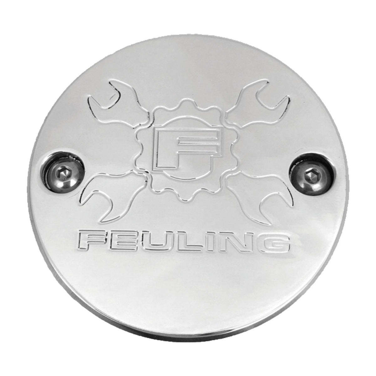 Feuling, point cover. Gear Cross Wrench. Chrome