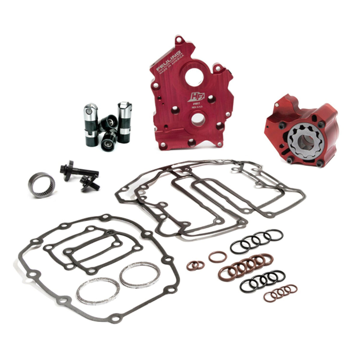 Feuling, M8 Race Series oiling system. Gear or chain drive