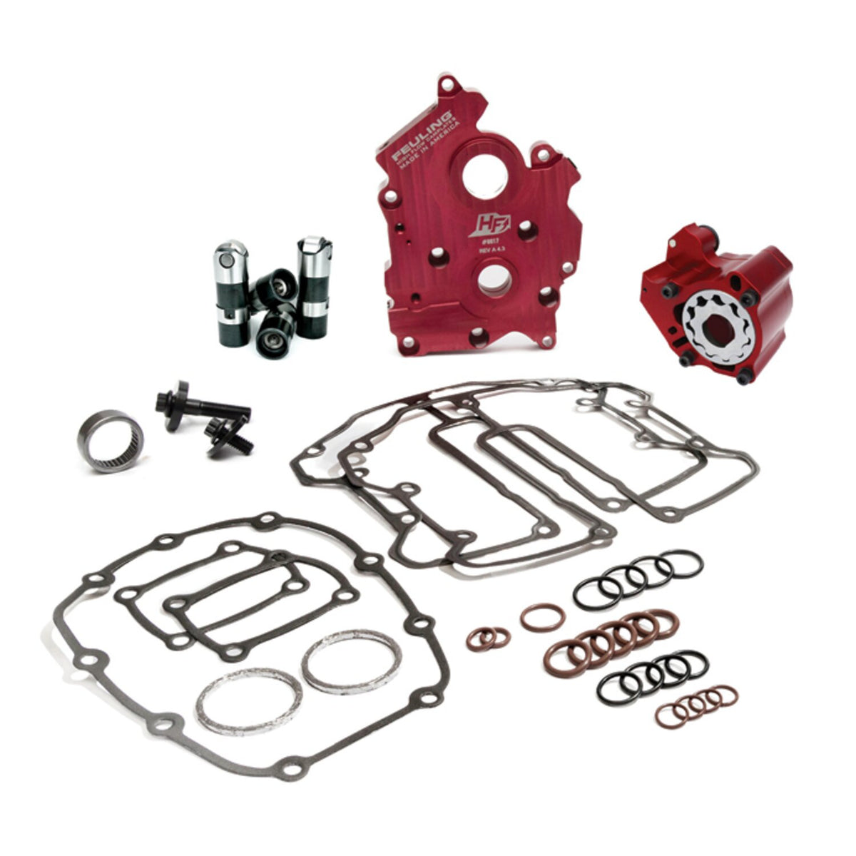 Feuling, M8 Race Series oiling system. Gear or chain drive
