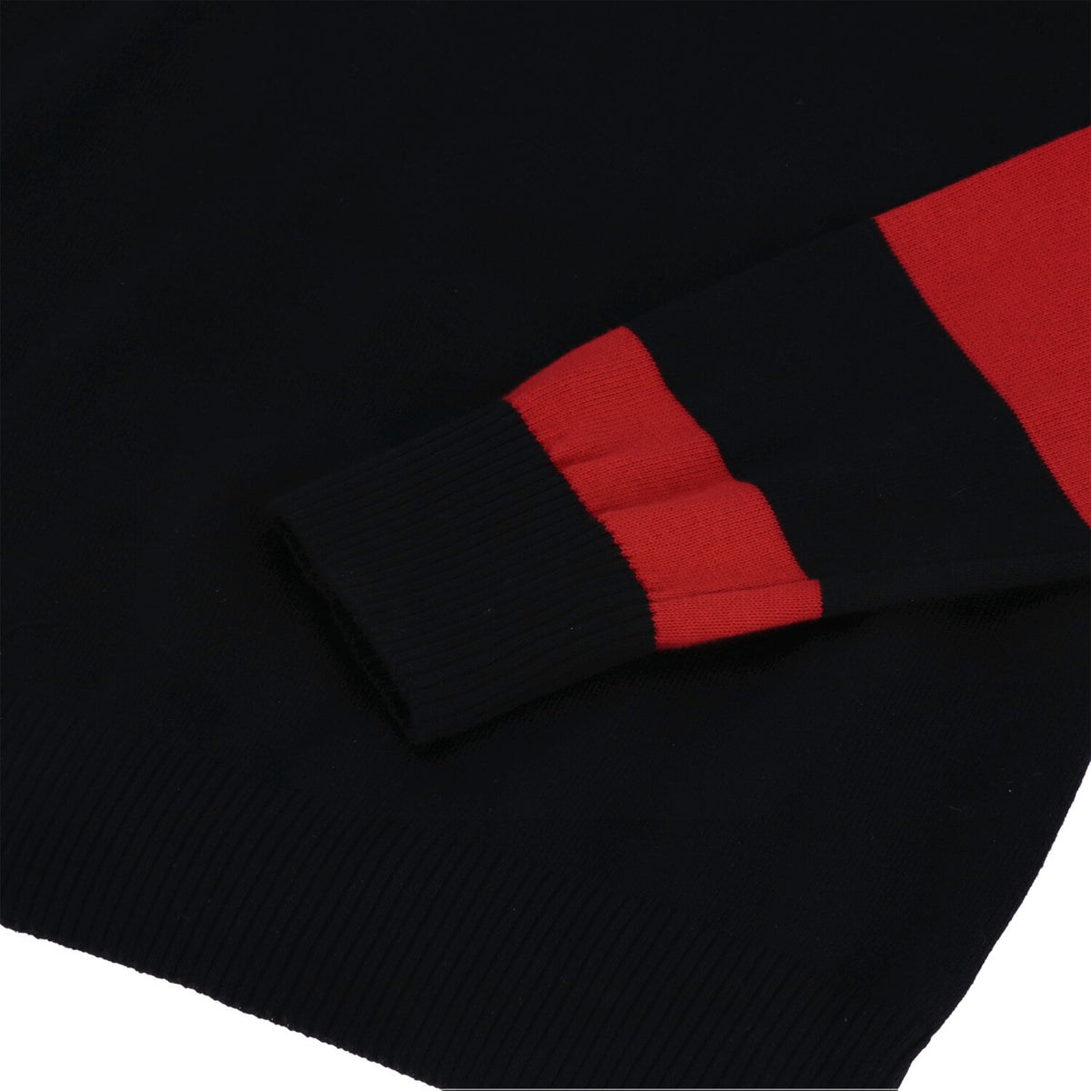13 1/2 Outlaw half-zip sweater black/red