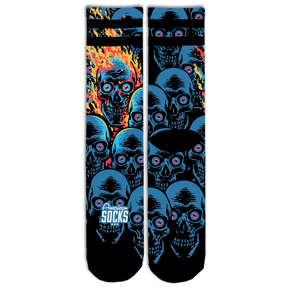 American Socks Knucklehead Mid High socks blue