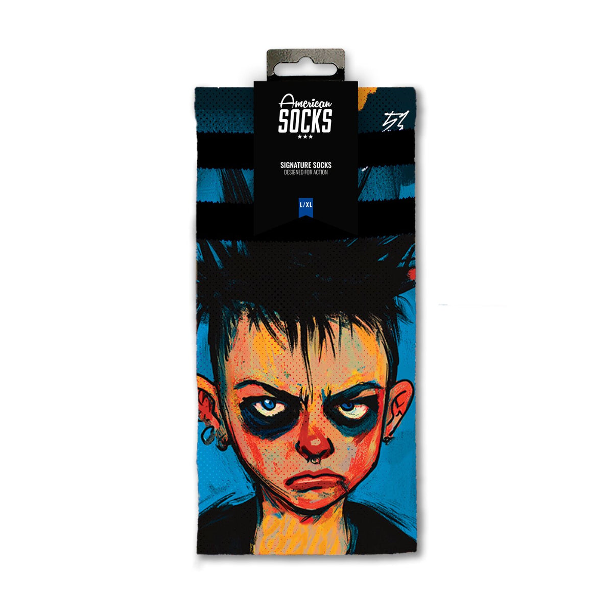 American Socks Youth Regegade Signature socks blue