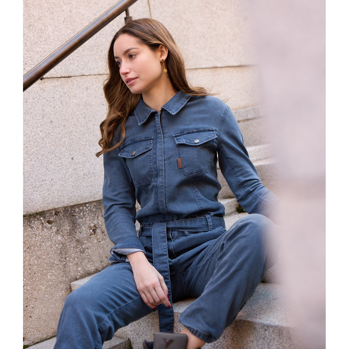 By City Black Hawk female overall denim
