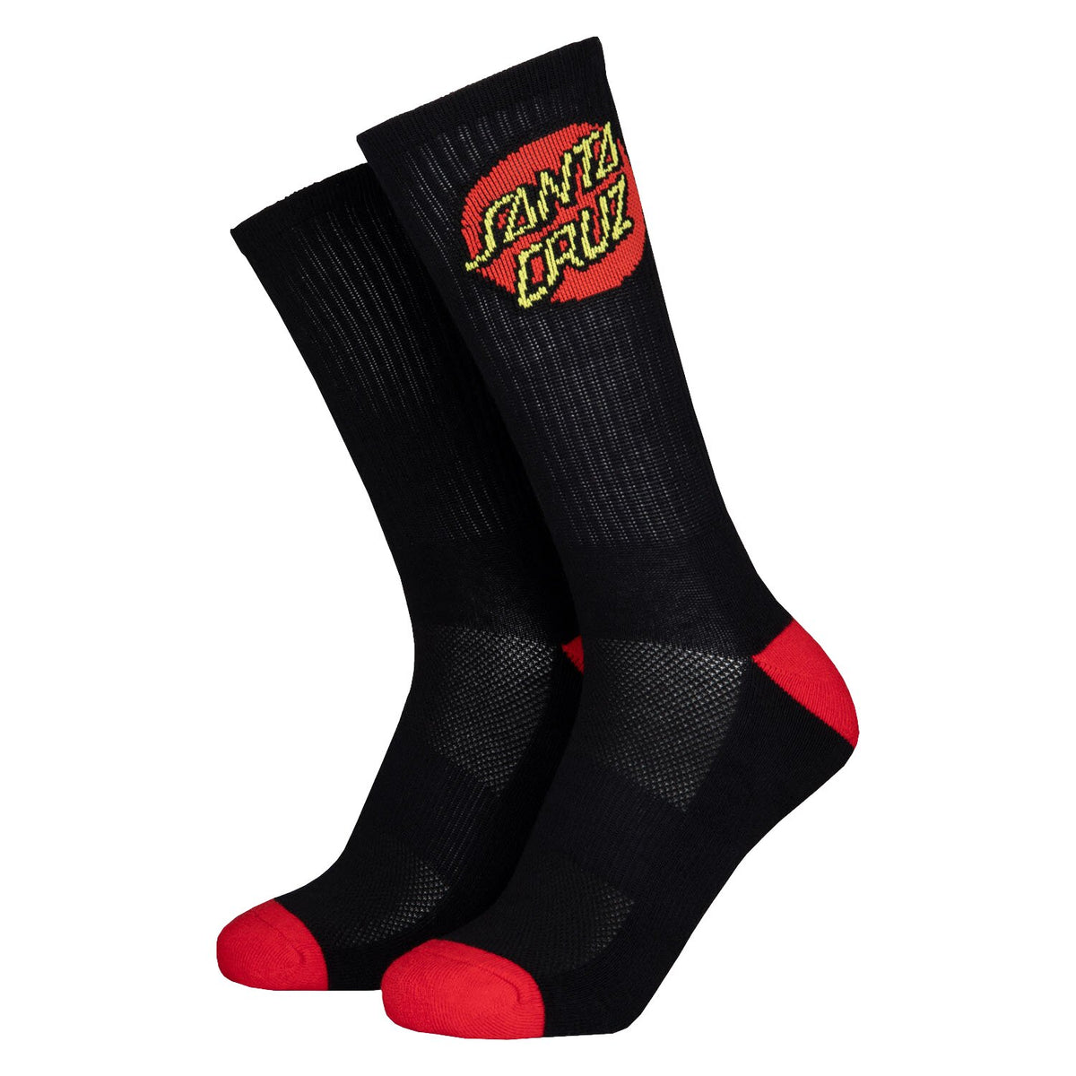 Santa Cruz Classic Dot Socks white & black
