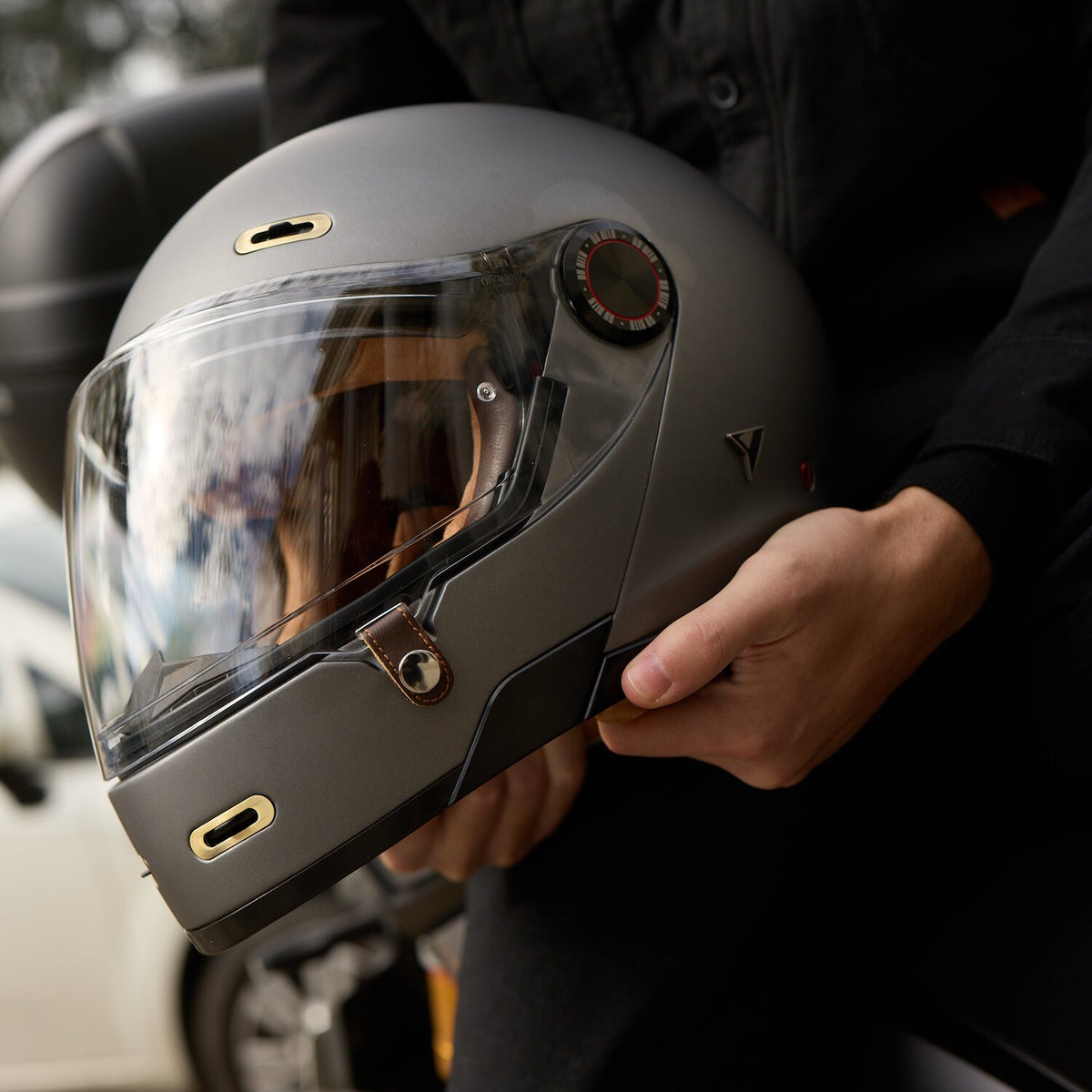 By City 90 Degrees helmet matt gray